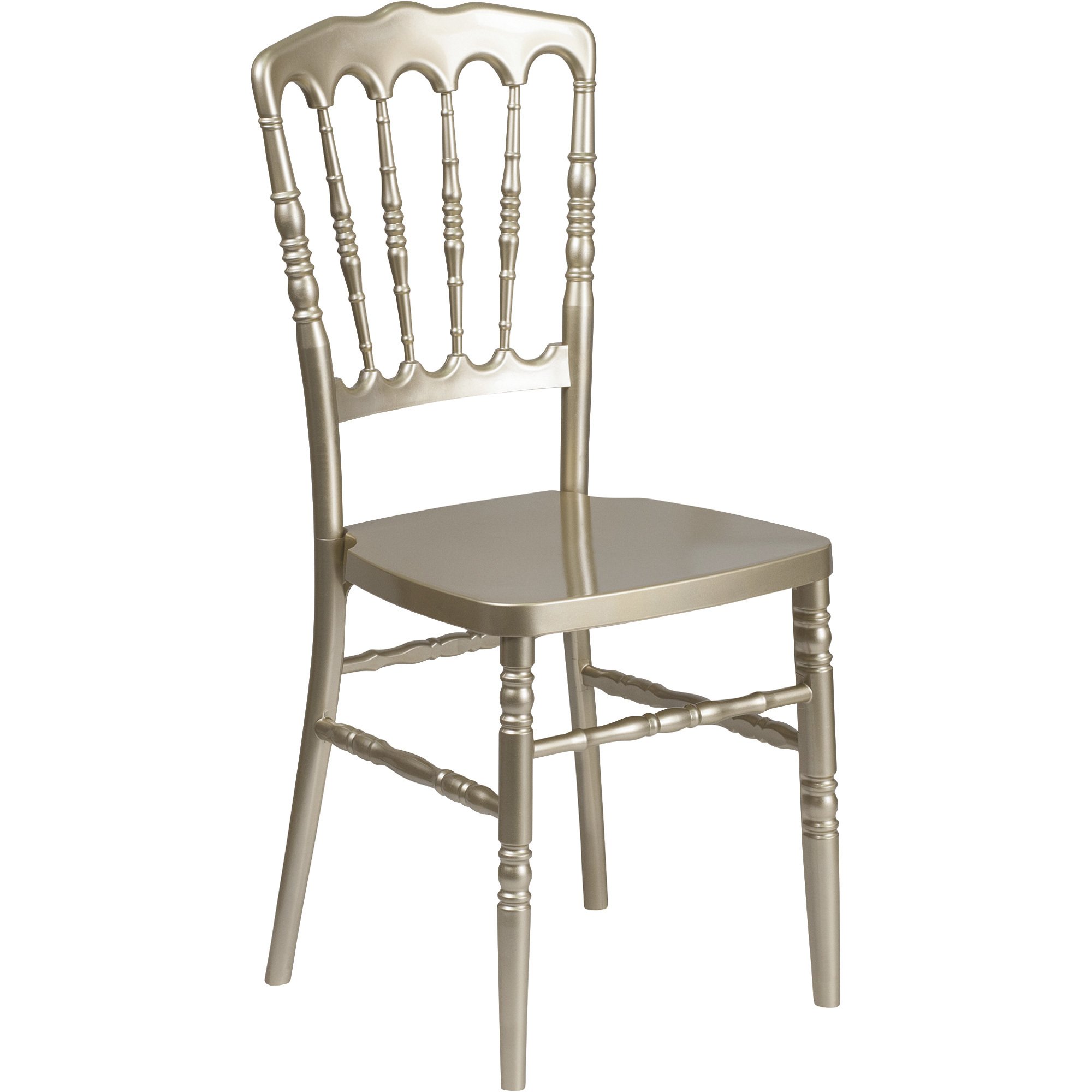 Flash Furniture Napoleon-Style Resin Stacking Chair — 800-Lb. Capacity